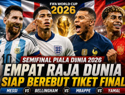 Semifinal Piala Dunia 2026: Empat Raja Sepak Bola Bertarung, Skenario yang Sudah 36 Tahun Dinanti