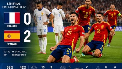 Bukan Mbappé, Bukan Yamal! Tembok Pertahanan Spanyol Jadi Pembeda, Prancis Tersingkir di Semifinal Piala Dunia 2026