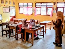 Sepi Peminat, SDN 1 Gedung Meneng Tetap Sambut Dua Murid Baru dengan Semangat